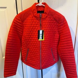 Marc New York Red Quilted Puffer Jacket